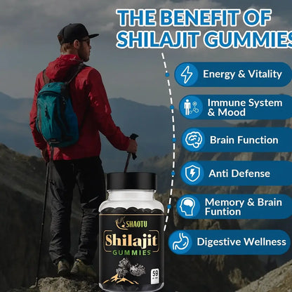 Himalayan Shilajit Gummies – Natural Energy & Wellness Boost