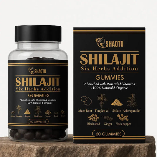 Shilajit Gummies Six Herbs – Natural Energy  Booster